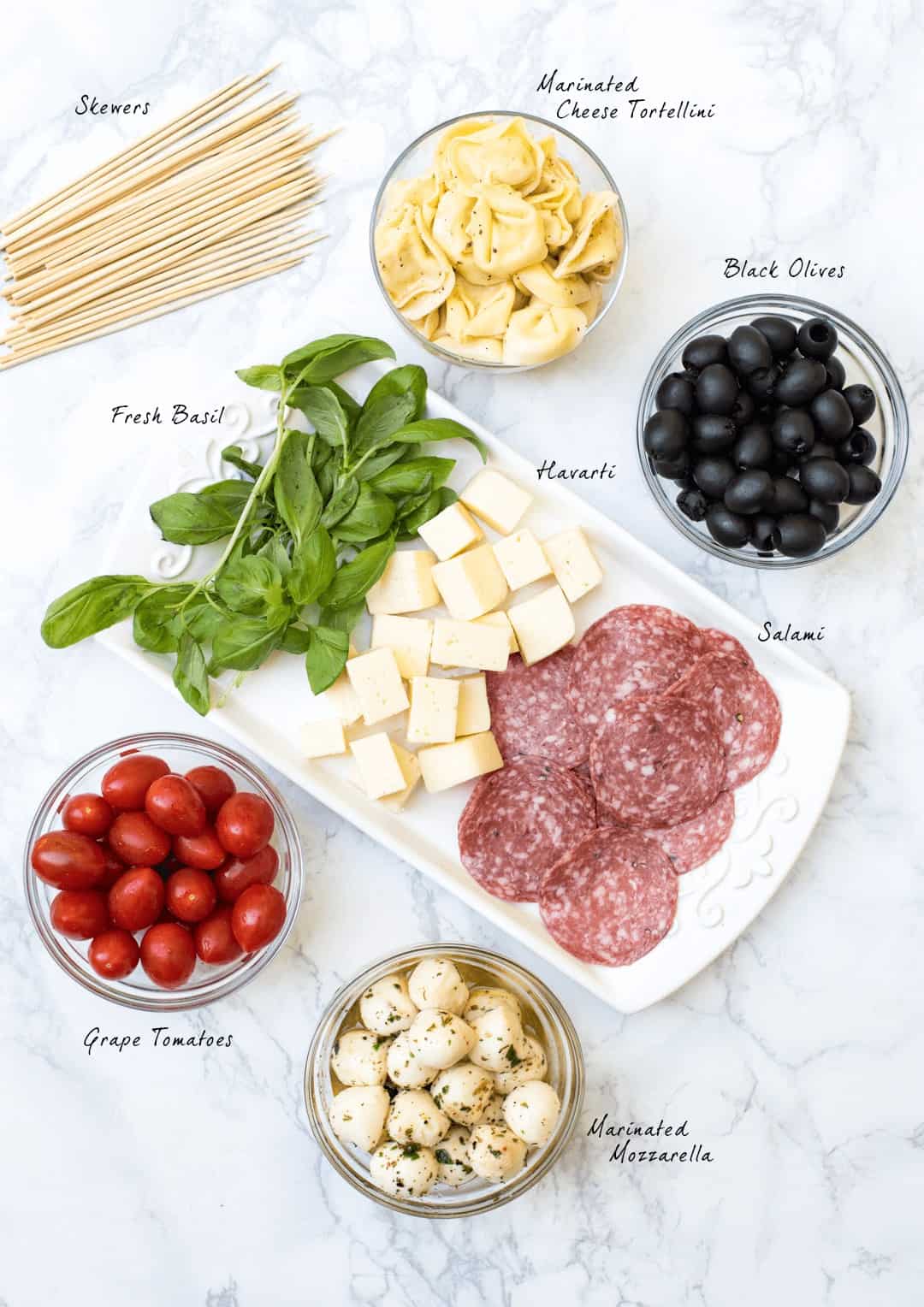 Antipasto Skewers - An easy, impressive party appetizer!