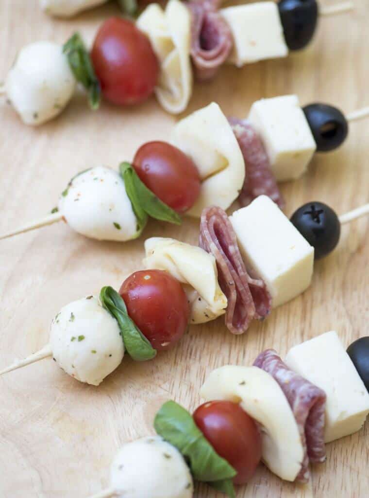 Antipasto Skewers - An easy, impressive party appetizer!