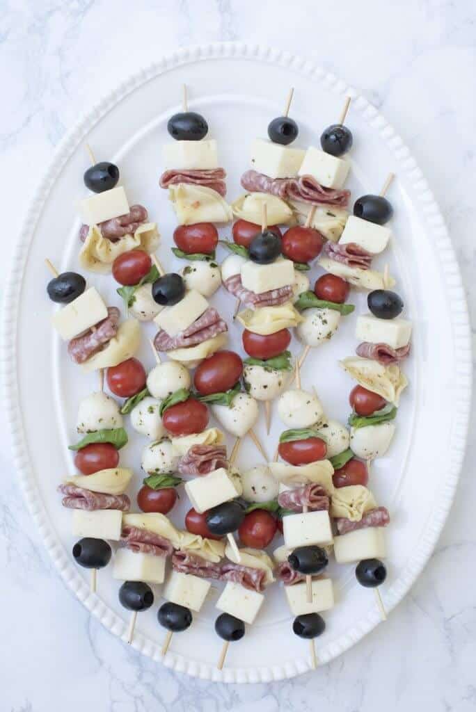 antipasto skewers make ahead