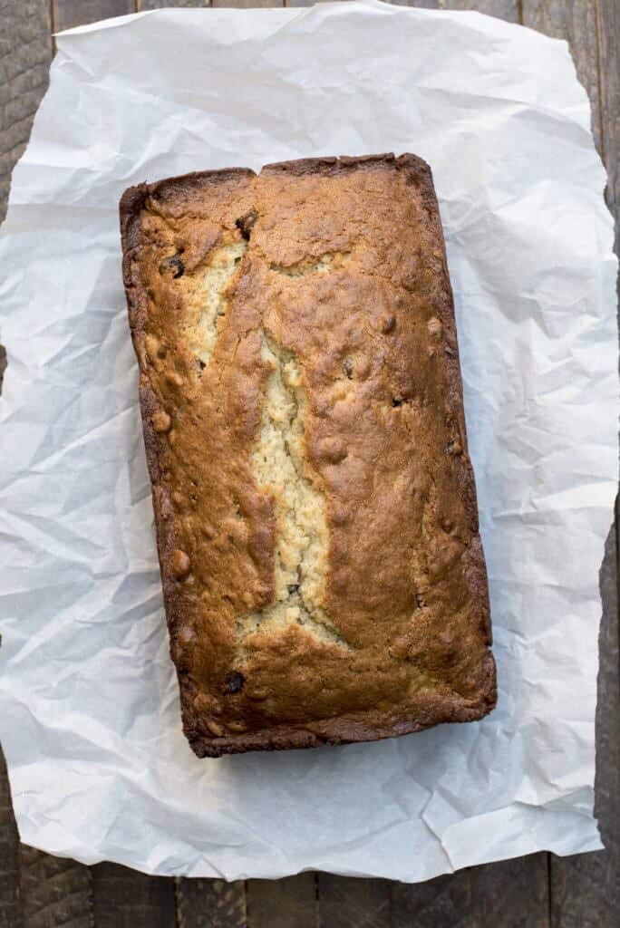 Sour Cream Chocolate Chip Banana Bread Valerie's Kitchen