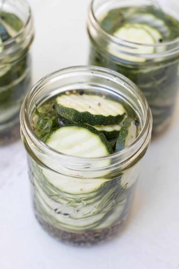 Refrigerator Zucchini Pickles (Quick and Easy!) Valerie's Kitchen
