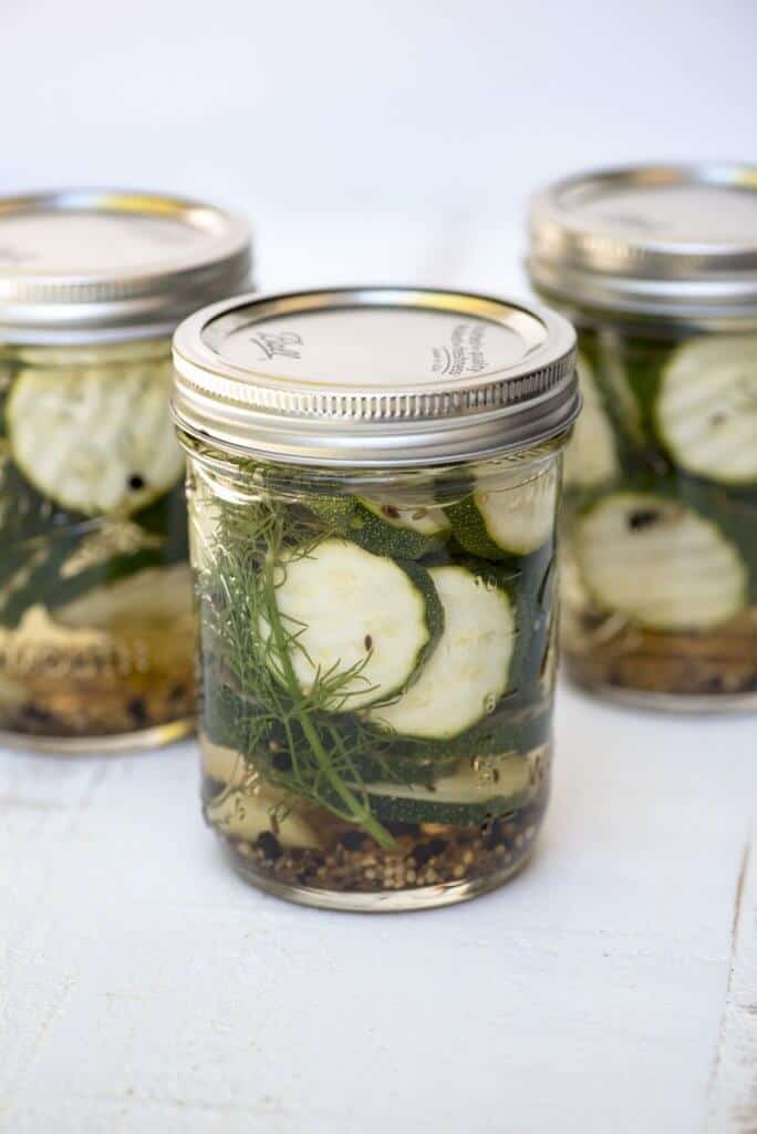 Refrigerator Zucchini Pickles (Quick and Easy!) Valerie's Kitchen