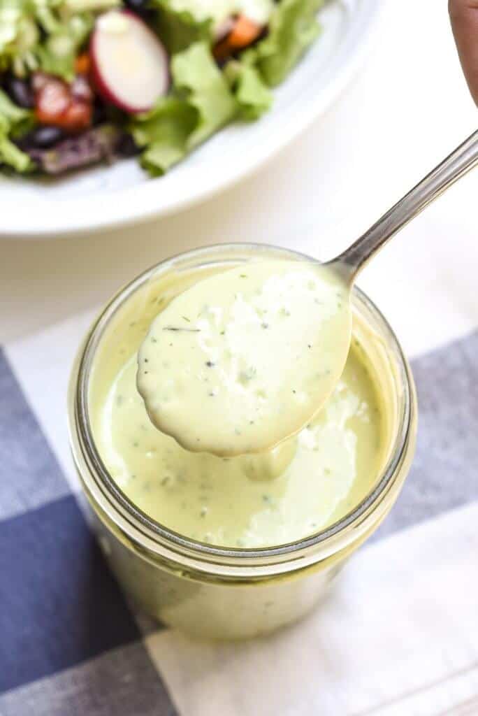 Avocado Ranch Dressing and Dip Valerie's Kitchen