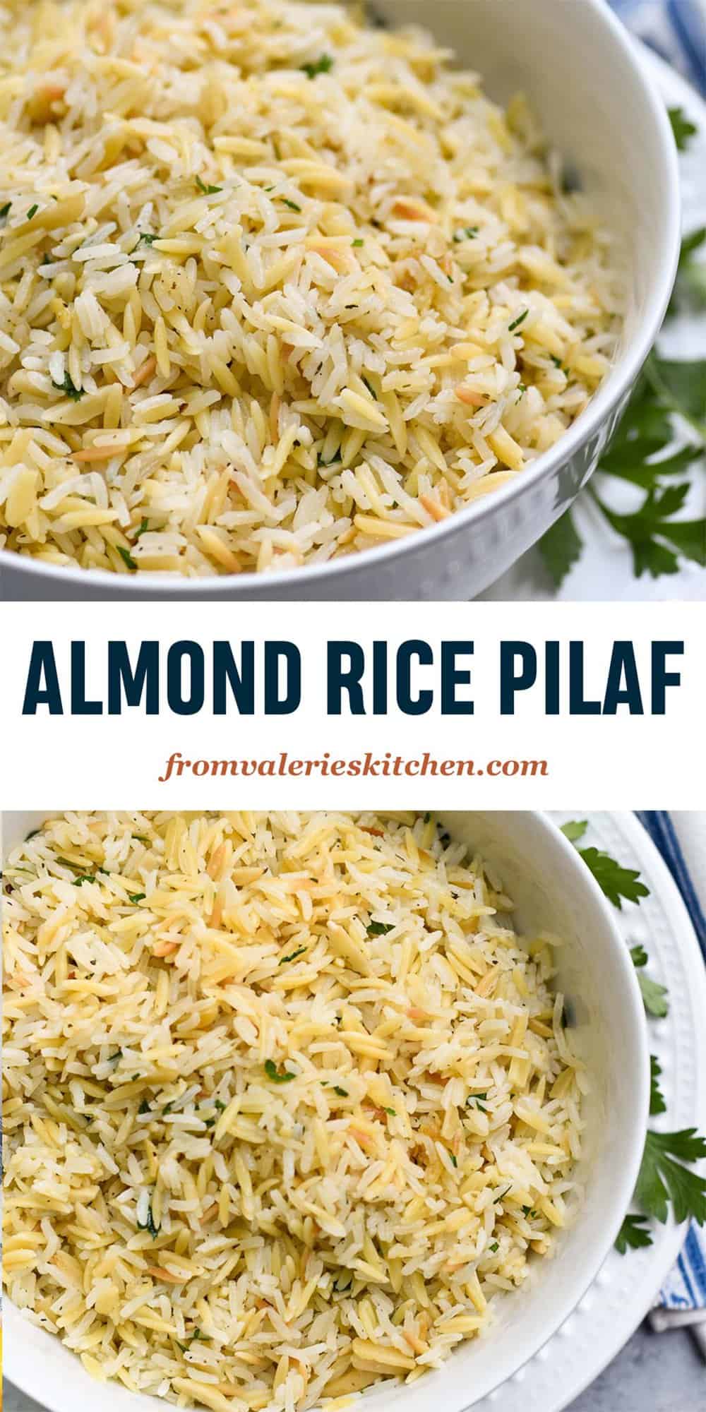 Almond Rice Pilaf Valerie's Kitchen