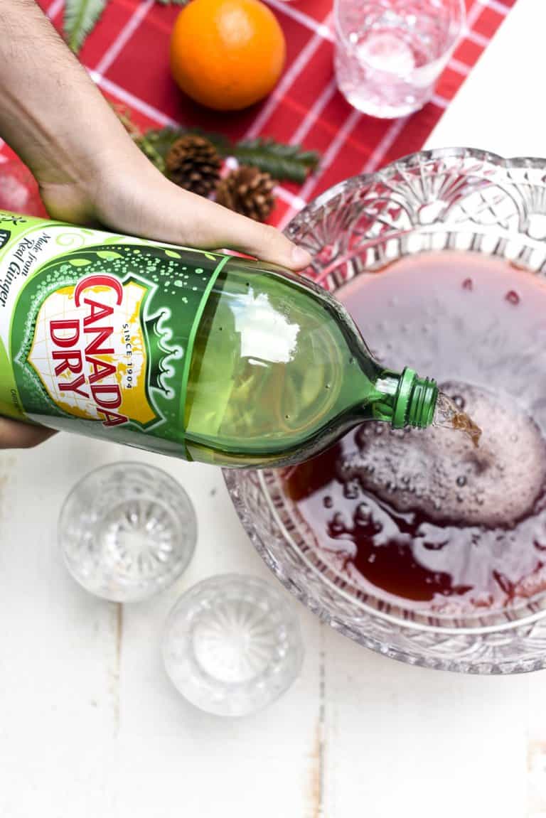 Sparkling Pomegranate Vodka Punch Valerie's Kitchen