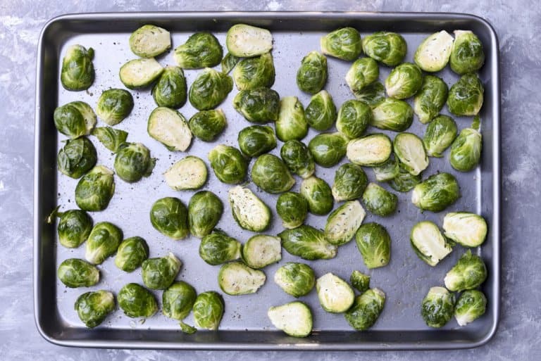 Sweet Chili Garlic Roasted Brussels Sprouts Valerie's Kitchen