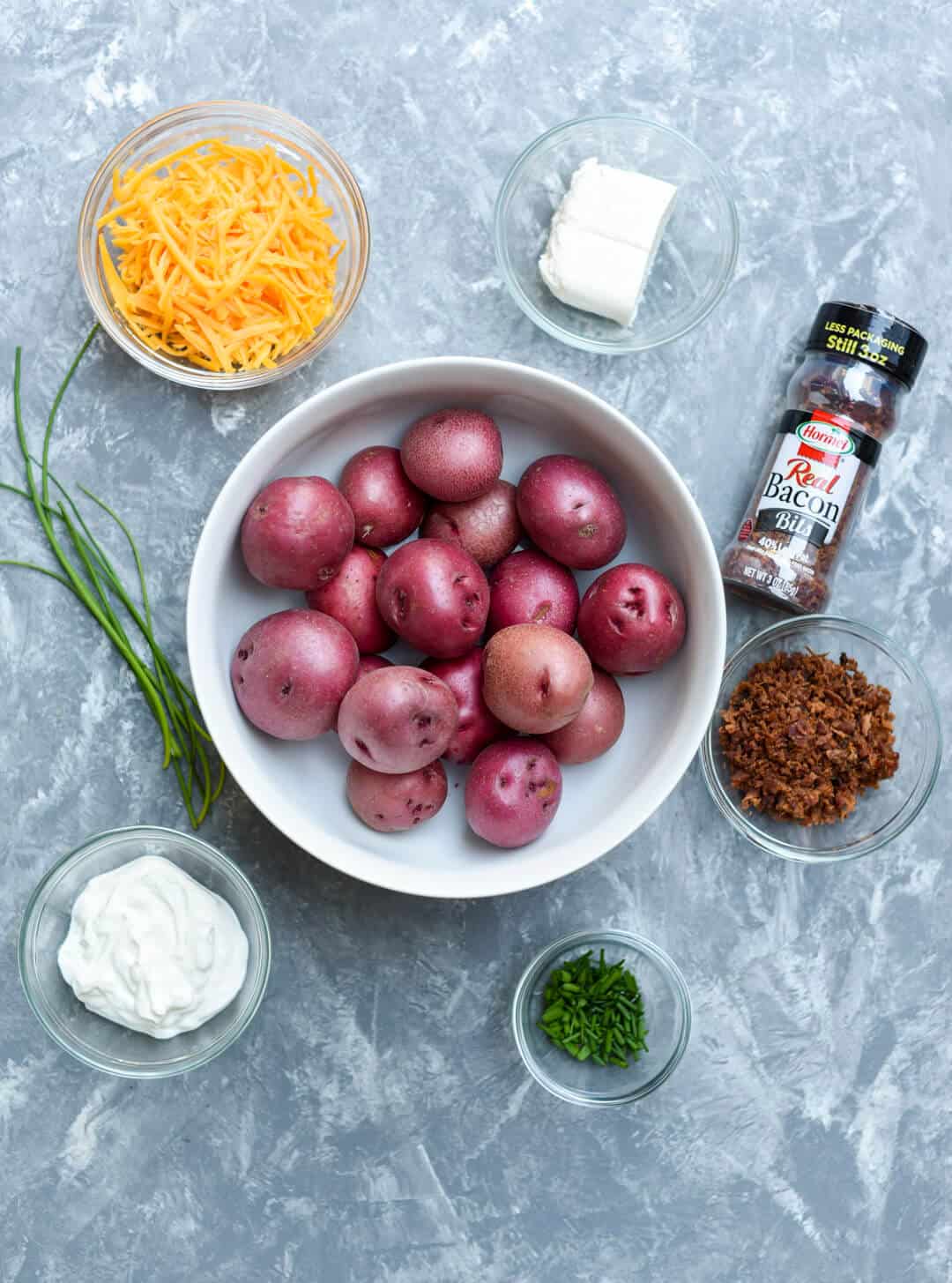 Loaded Twice-Baked Red Potatoes Recipe