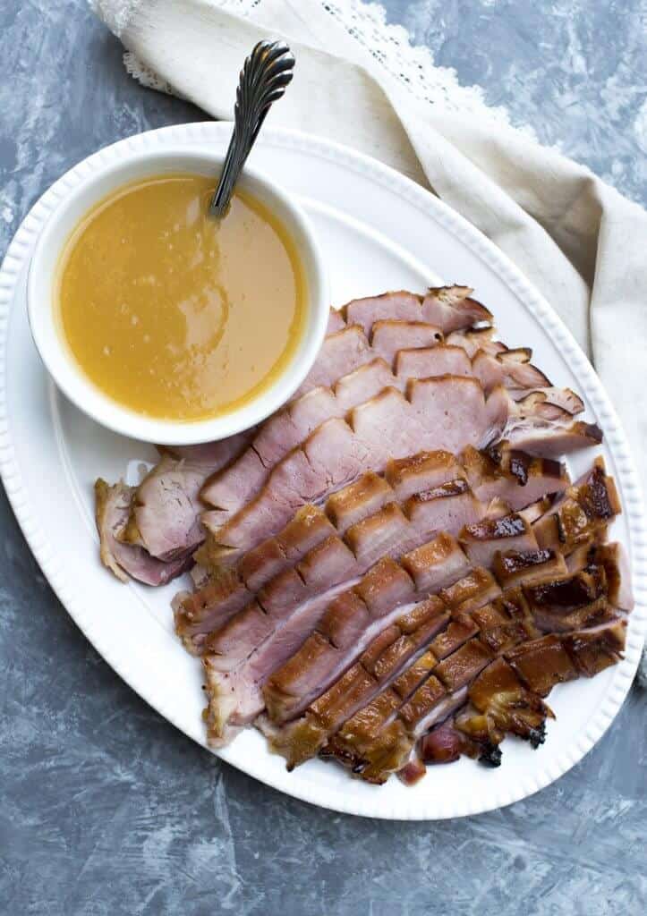 Classic Glazed Ham with Pineapple Sauce | Valerie's Kitchen