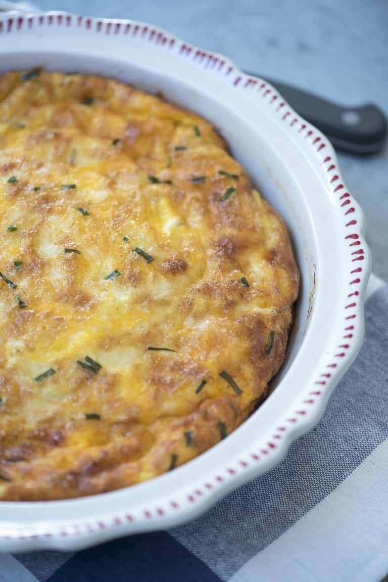 Ham and Cheese Crustless Quiche Valerie's Kitchen