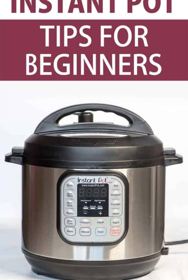 An Instant Pot with text overlay.