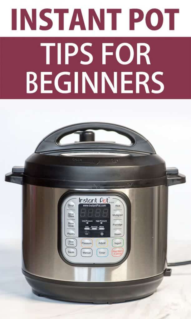 An Instant Pot with text overlay.