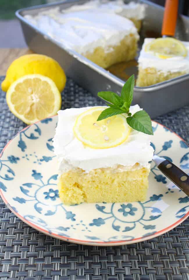 Lemon-Pineapple Poke Cake  