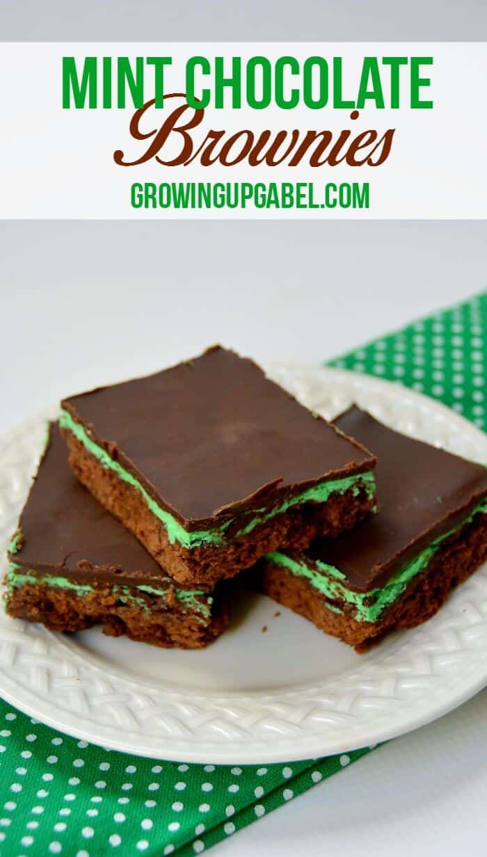 Mint Chocolate Brownies 