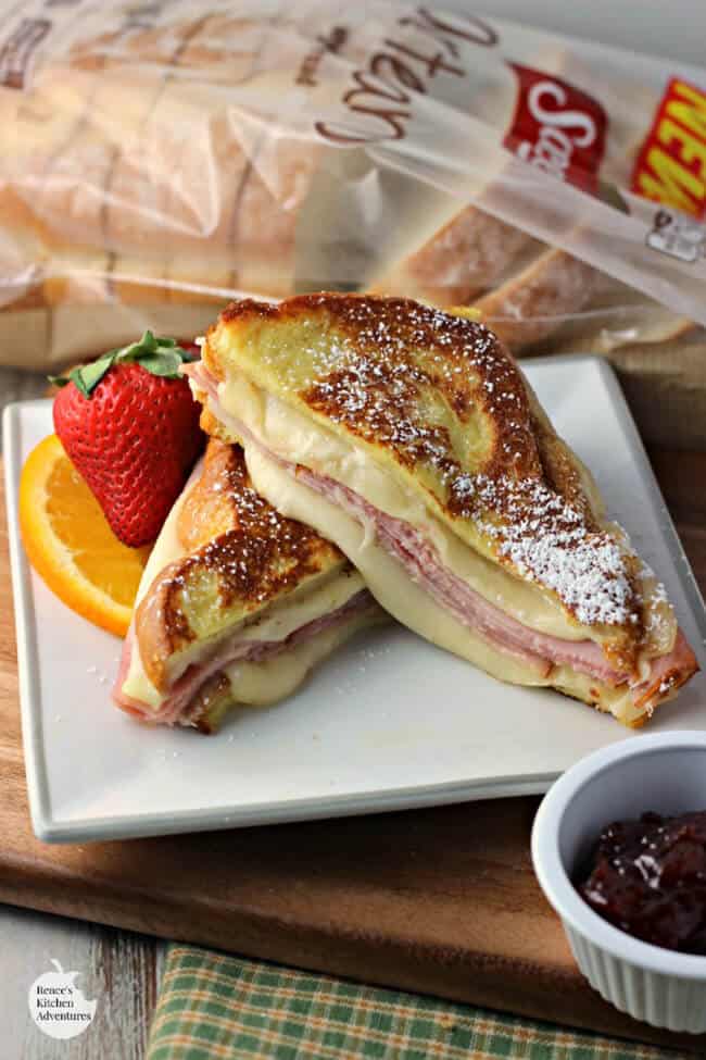 Monte Cristo Style Grilled Cheese Sandwich | 25 Recipes for Leftover Ham