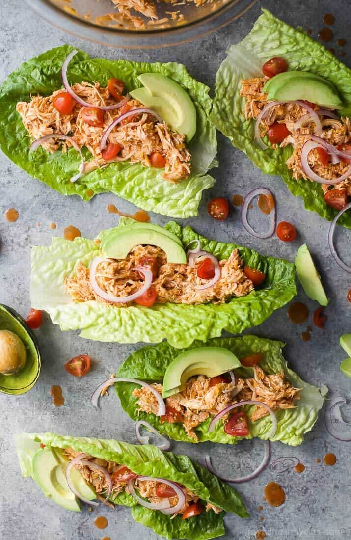 Buffalo Chicken Lettuce Wraps 