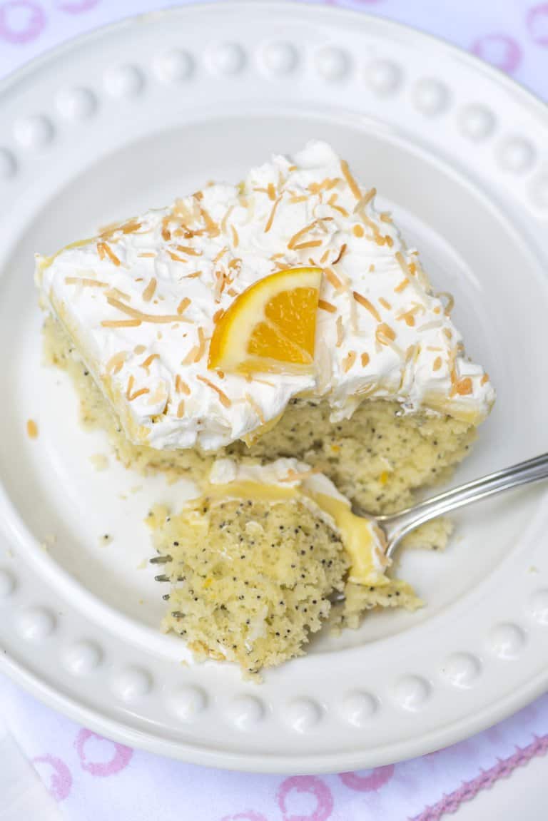 Lemon Coconut Poppy Seed Cake Valerie's Kitchen