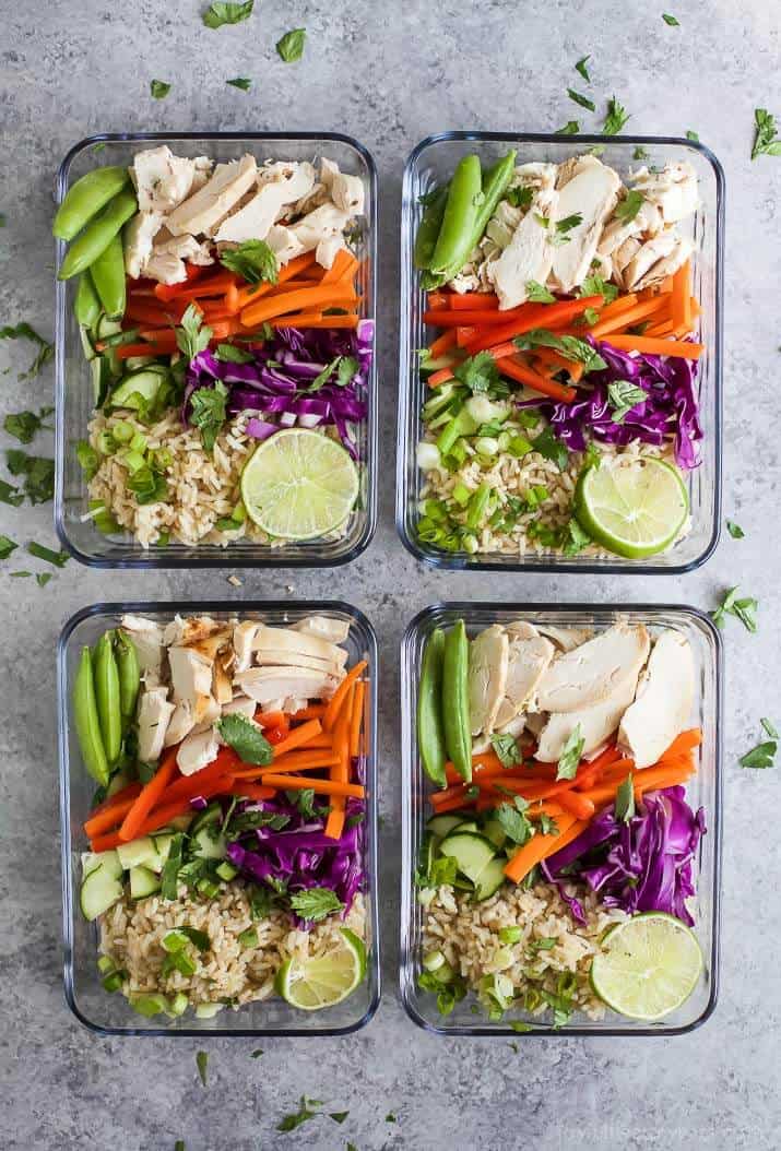 Easy Thai Chicken Grain Bowl 