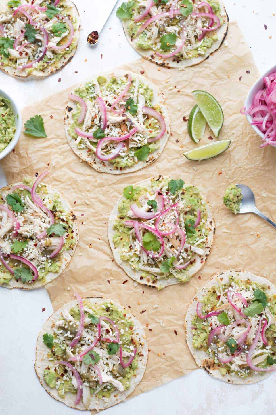 Quick Rotisserie Chicken Tacos with Smashed Avocado | 25 Easy Recipes with Rotisserie Chicken