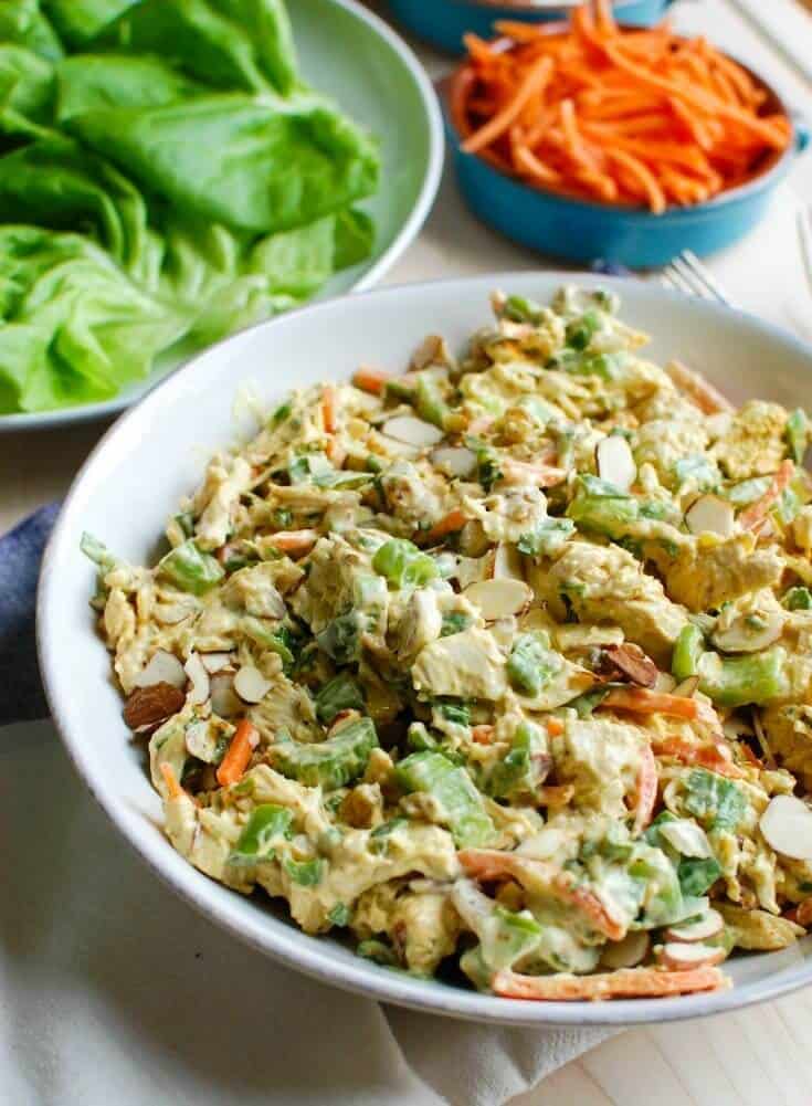 Simple Curry Chicken Salad  