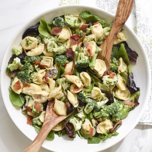 Lemony Tortellini Broccoli Salad Valerie's Kitchen