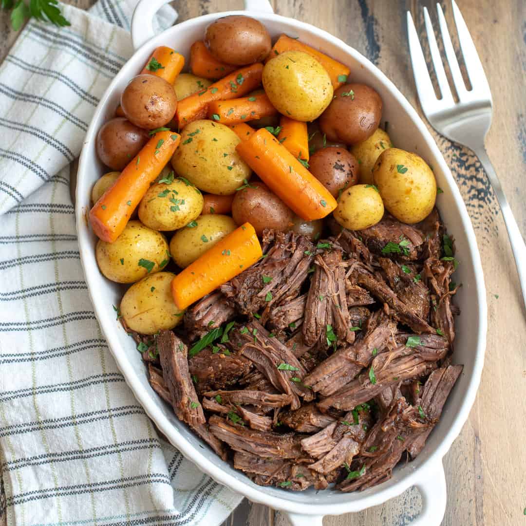 Instant Pot Pot Roast with Vegetables | Valerie’s Kitchen