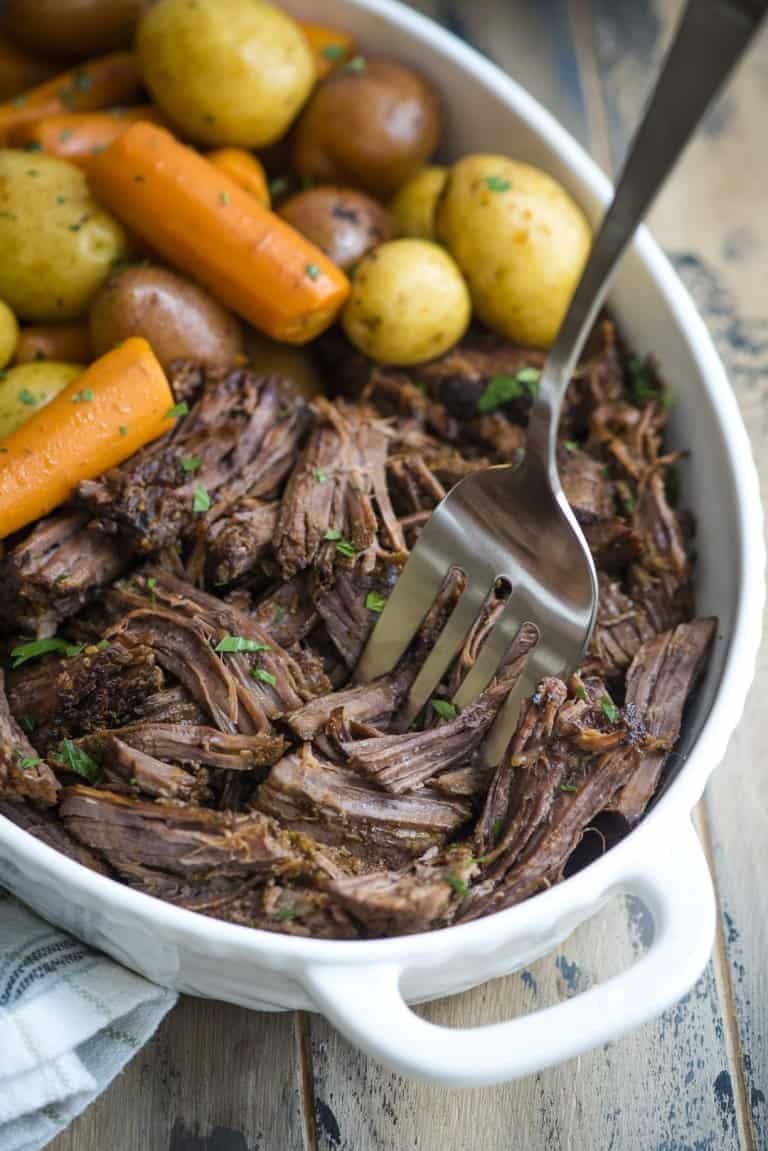 Instant Pot Pot Roast with Carrots and Potatoes Valerie's Kitchen
