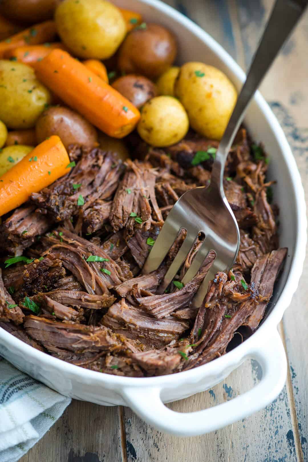 Instant Pot Pot Roast with Carrots and Potatoes | Valerie ...
