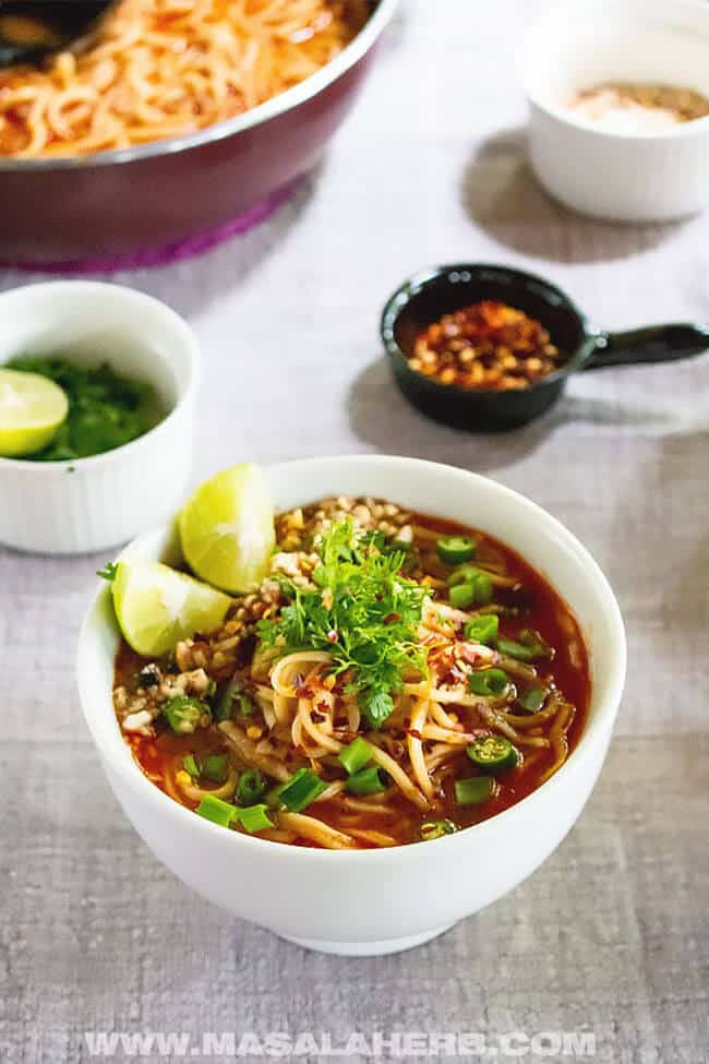 Spicy Thai Noodle Soup Recipe | 30 Easy One Pot Recipes for Busy Days