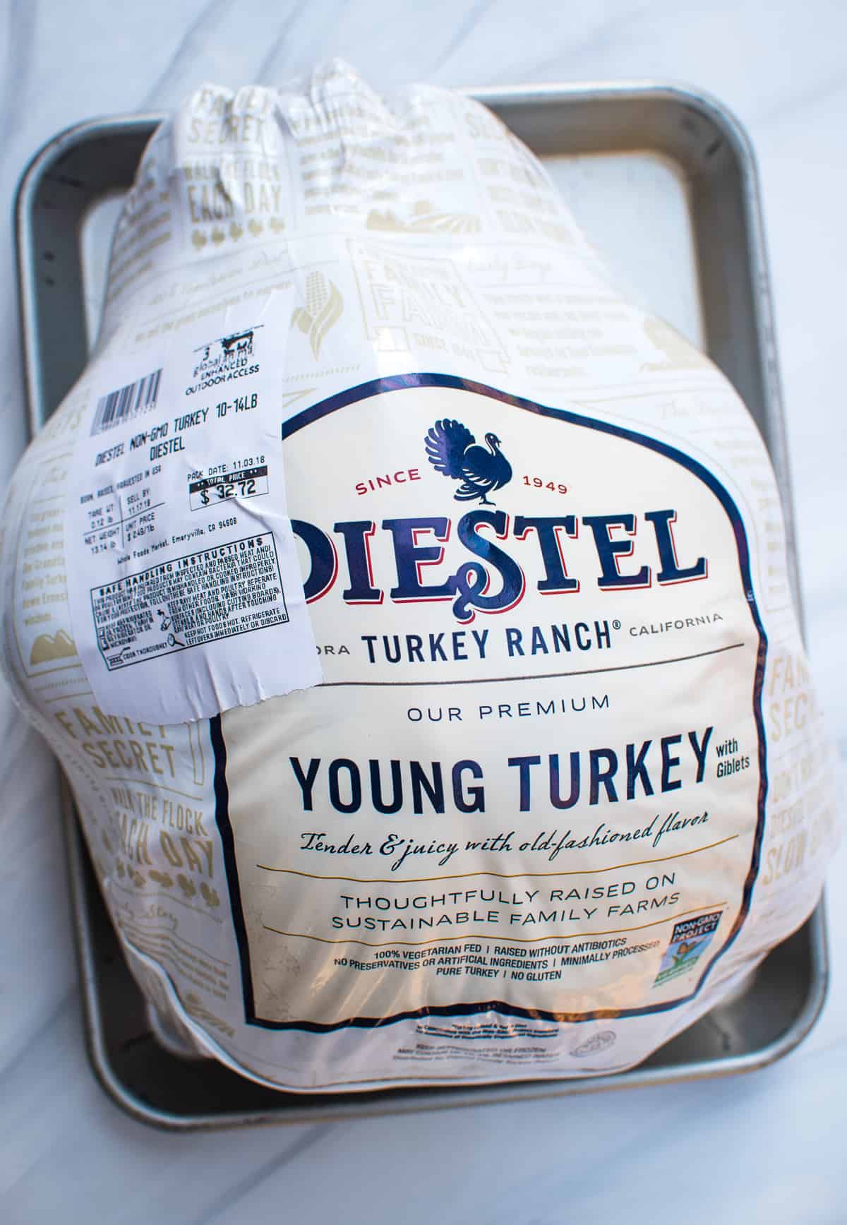 A Diestel Young Turkey from Whole Foods.