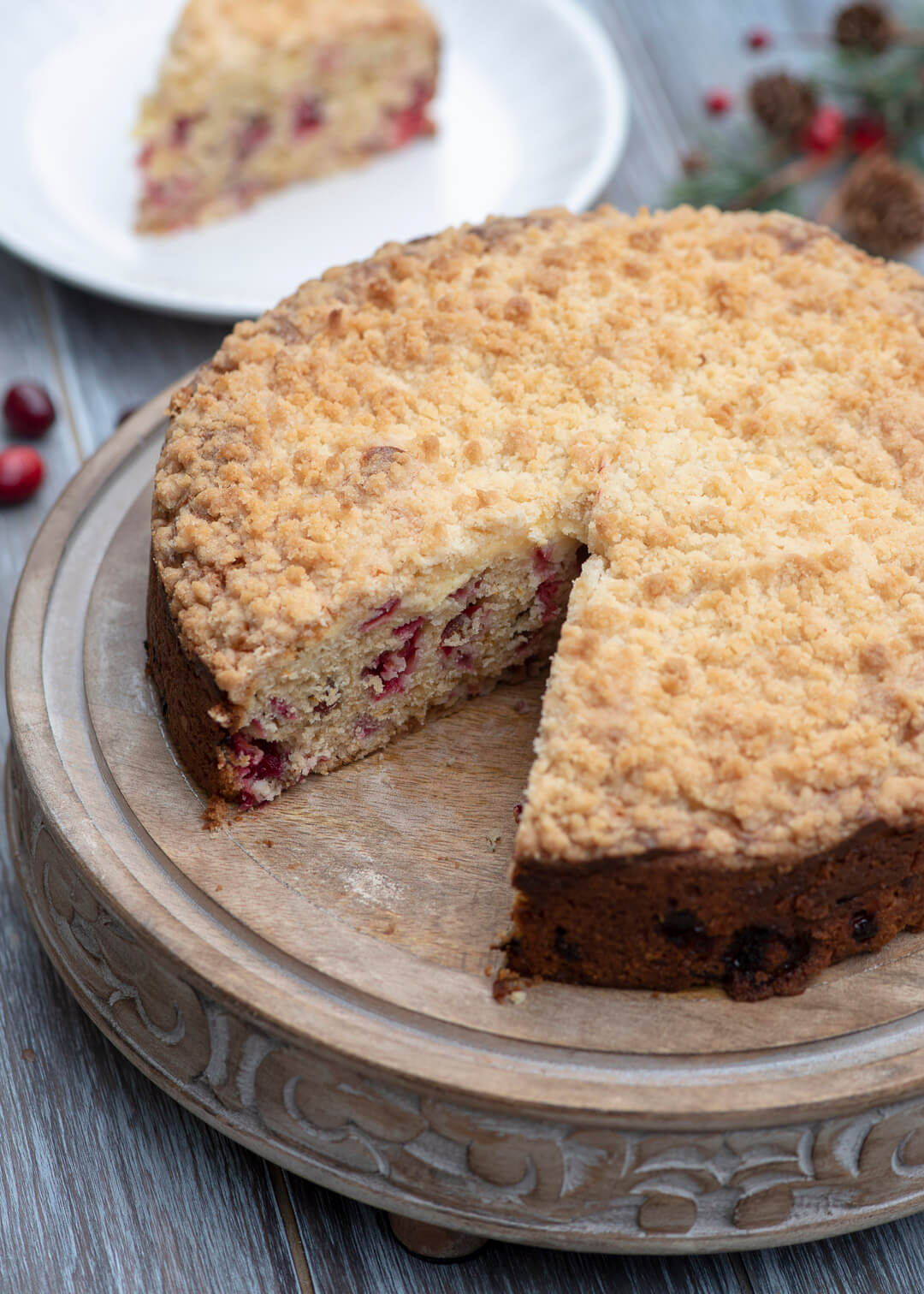 Cream Cheese Cranberry Coffee Cake Valerie�s Kitchen