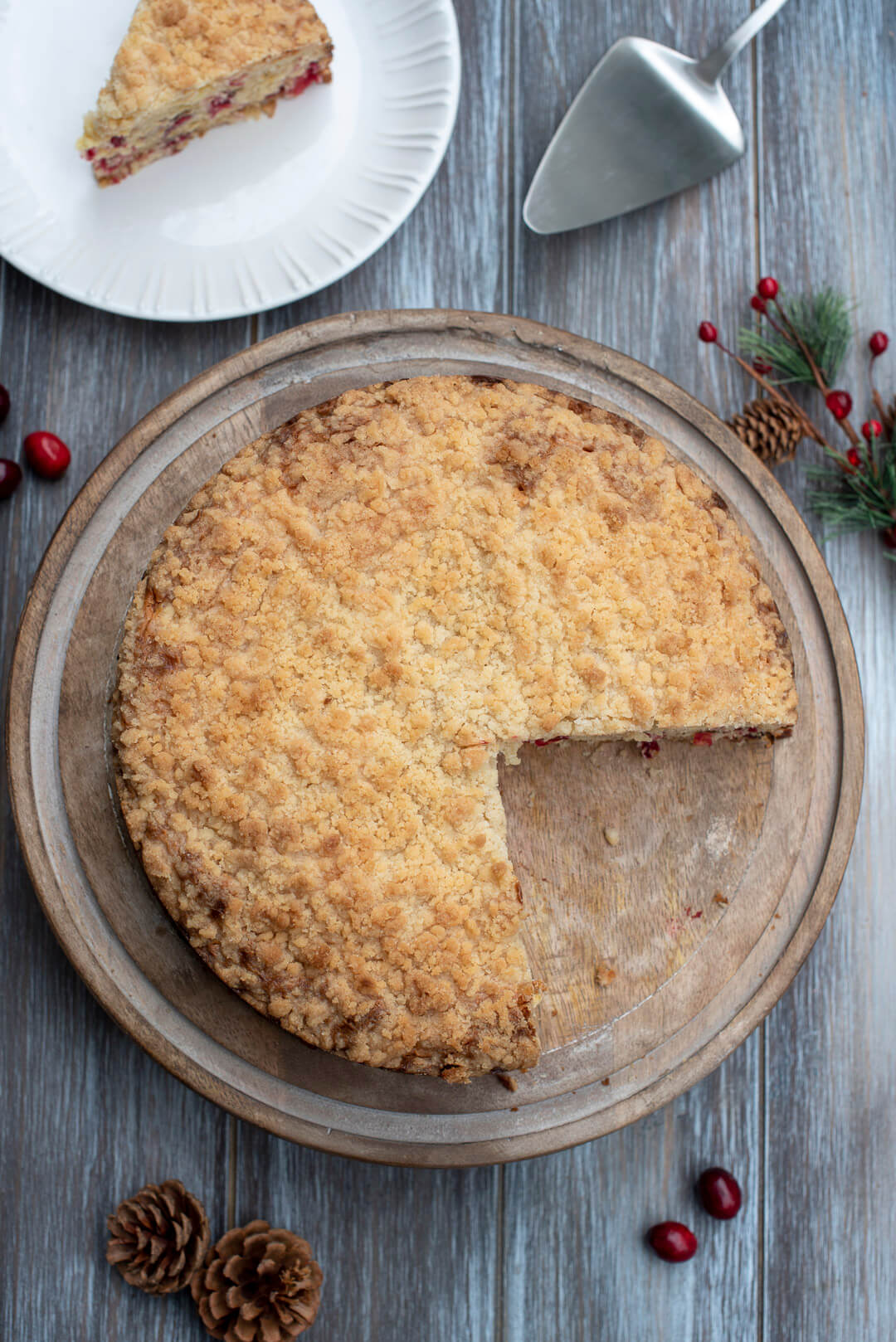 Cream Cheese Cranberry Coffee Cake Valerie's Kitchen