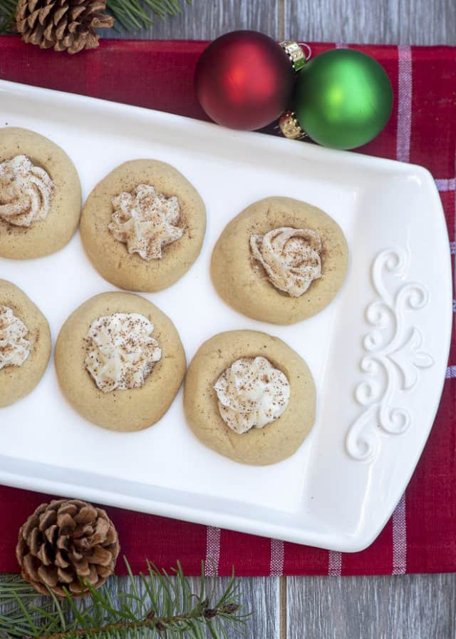 Eggnog Thumbprints Valerie's Kitchen