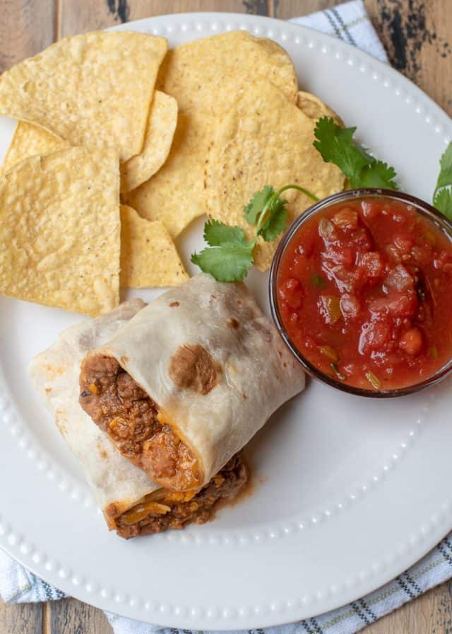 Freezer Friendly Beef and Bean Burritos Valerie's Kitchen