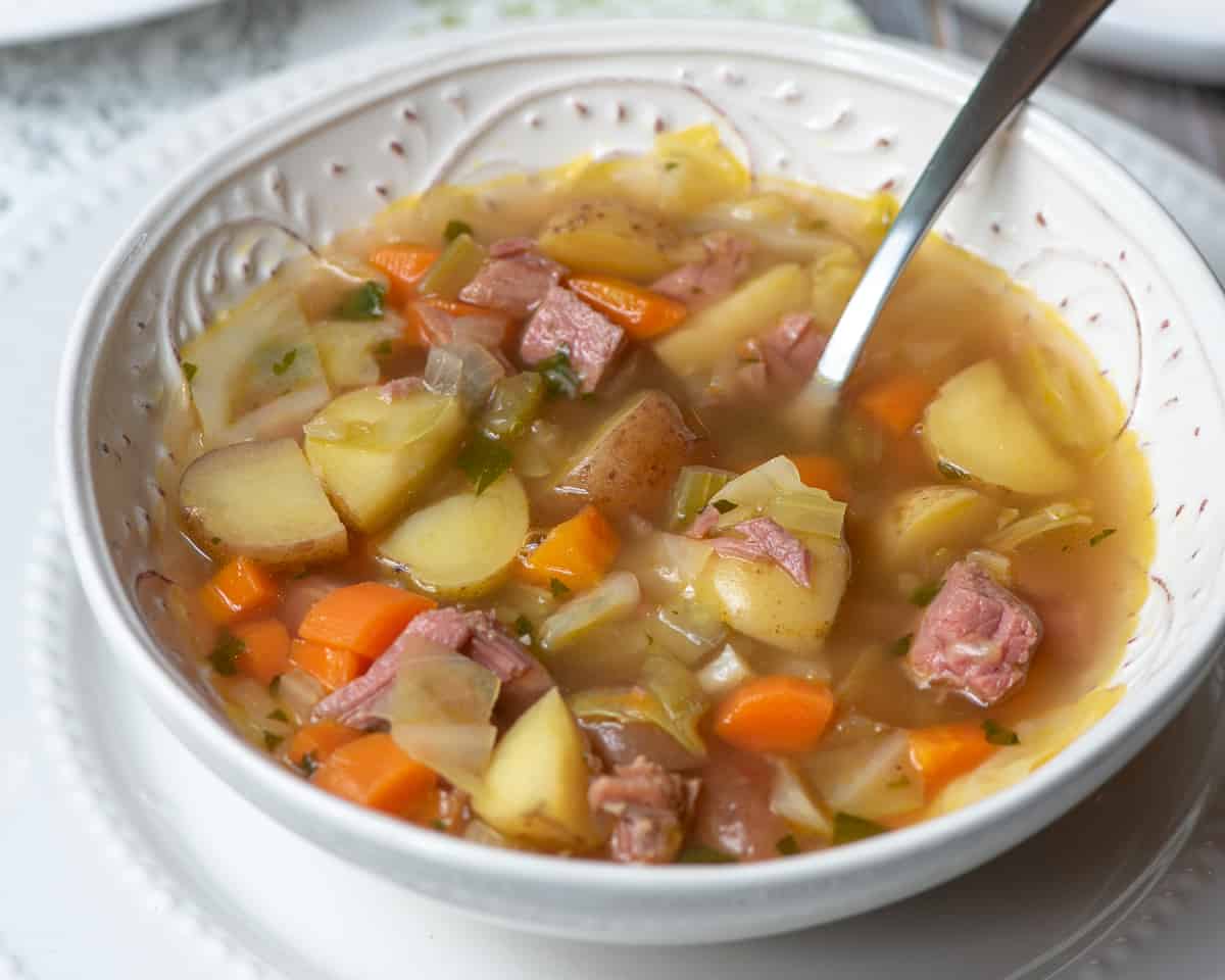 Corned Beef and Cabbage Soup
