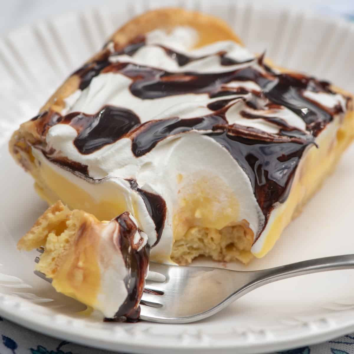 Easy Cream Puff Dessert - Valerie's Kitchen