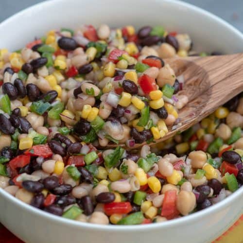 Mexican Three Bean Salad | Valerie's Kitchen