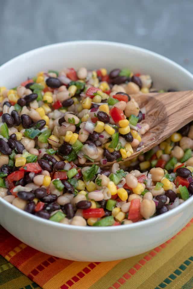 Mexican Three Bean Salad Valerie's Kitchen