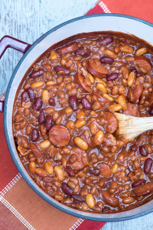 Kielbasa Baked Beans Valerie's Kitchen