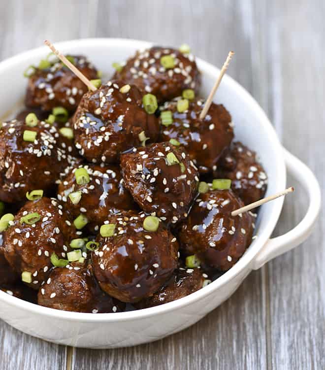 Asian Sesame Party Meatballs