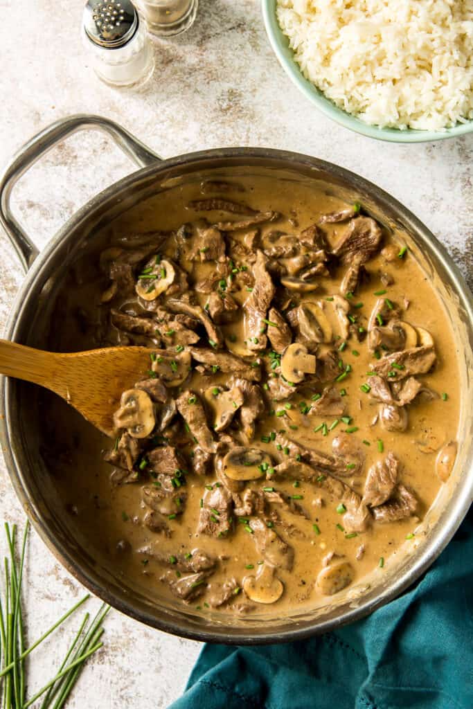 Beef Stroganoff (with Creamy Mushroom Gravy) Valerie's Kitchen