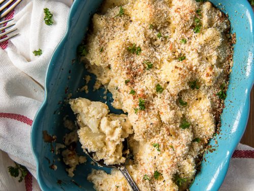 Creamy Cauliflower Gratin Valerie S Kitchen