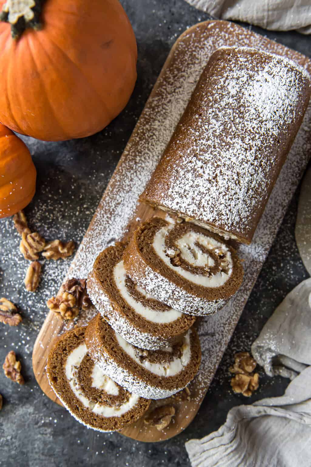 How to Make Pumpkin Roll Cake Valerie's Kitchen