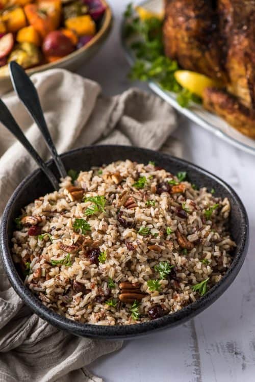 Wild Rice Pilaf with Cranberries and Pecans Valerie's Kitchen