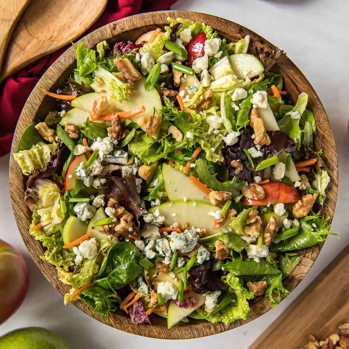 Apple Cabbage Salad with Walnuts and Gorgonzola-image