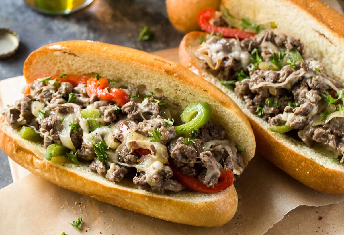 Philly Cheesesteak Recipe | Valerie’s Kitchen