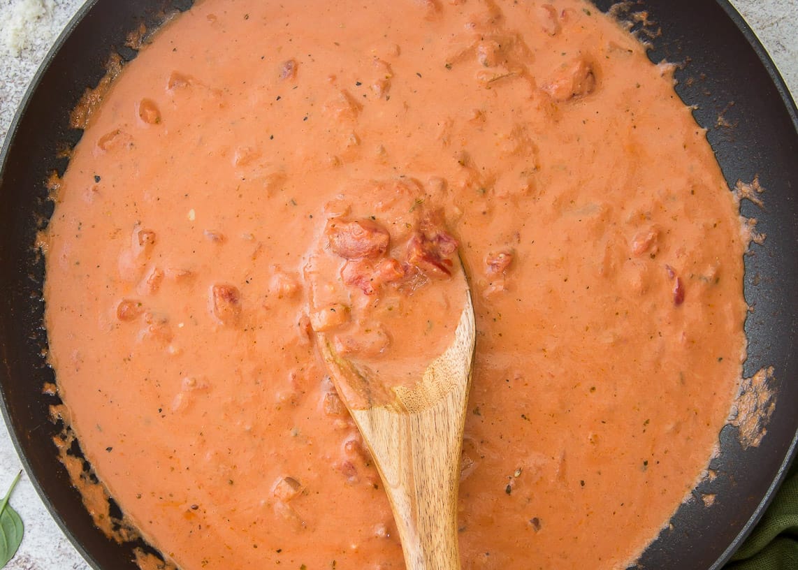 Easy Tomato Cream Sauce (Under 10 Minutes!) | Valerie's Kitchen