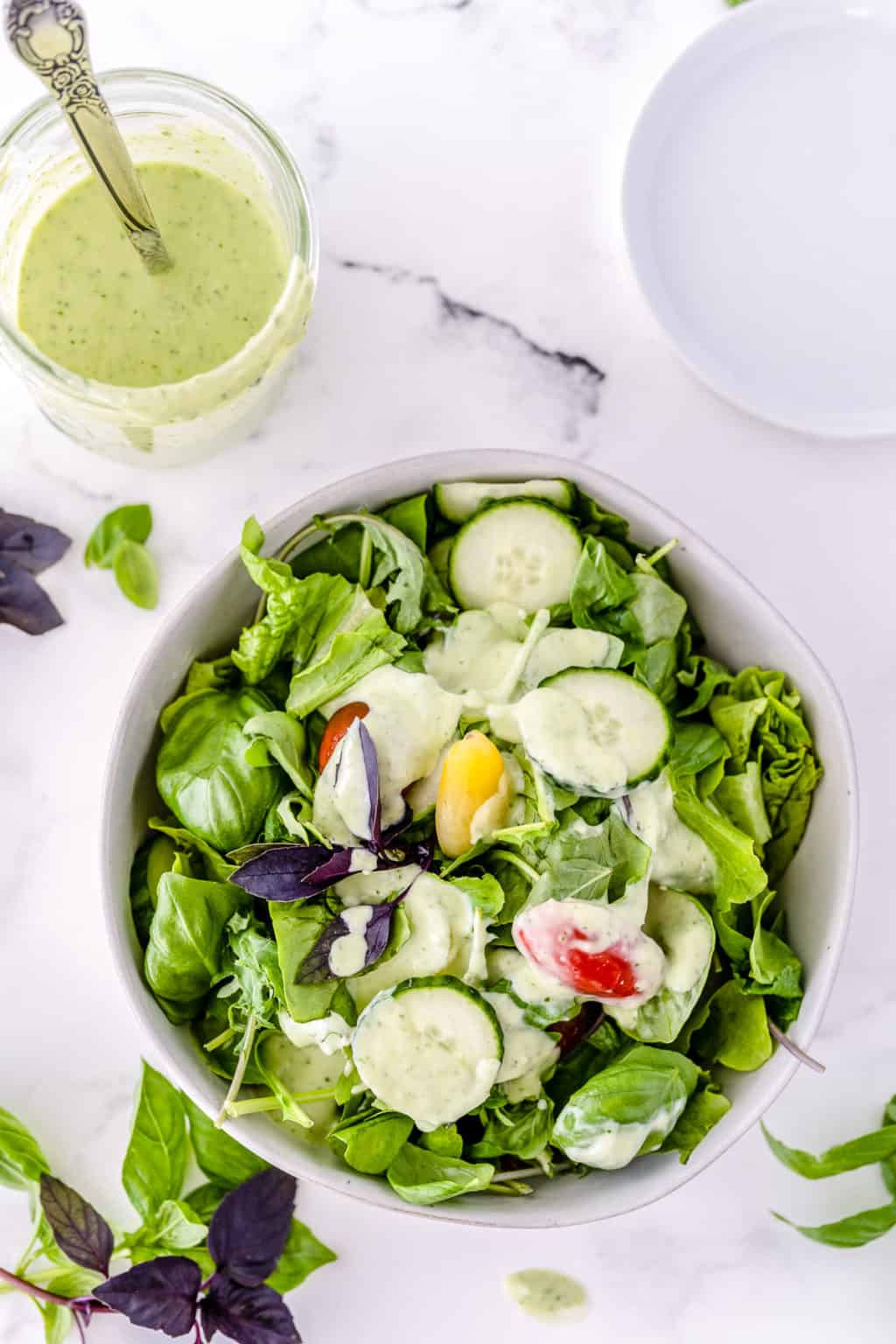 Basil Buttermilk Dressing (Easy and Versatile) Valerie's Kitchen