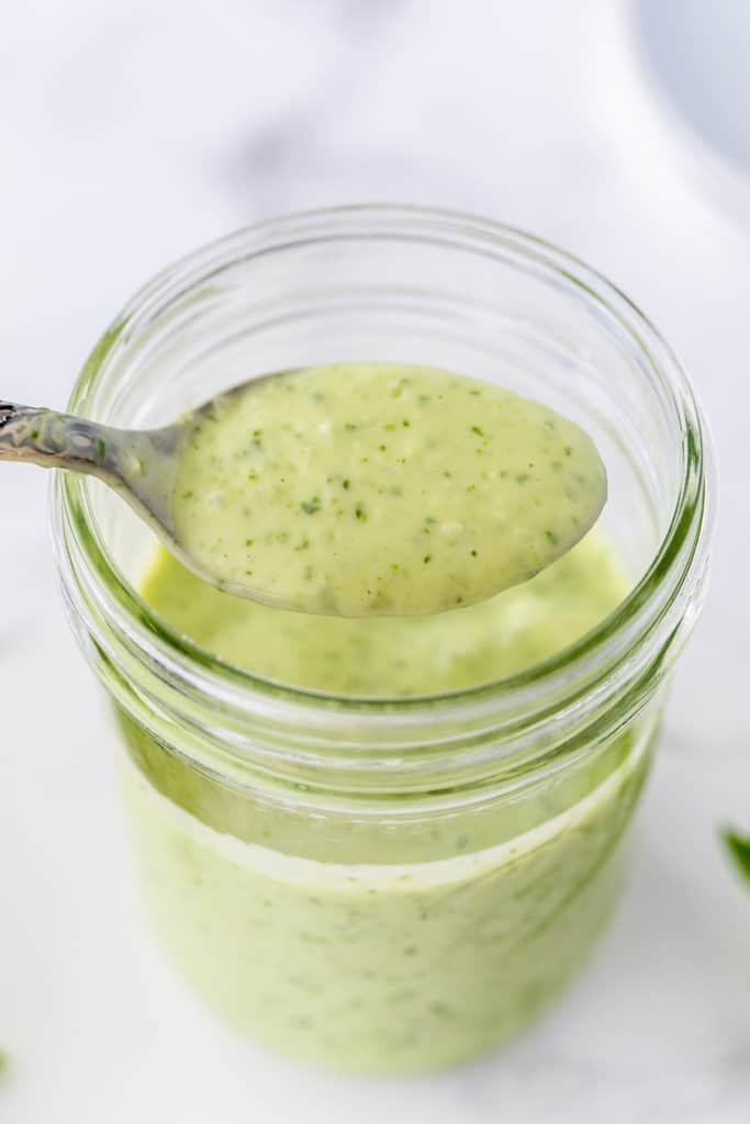 Buttermilk Green Goddess Dressing - Little Broken