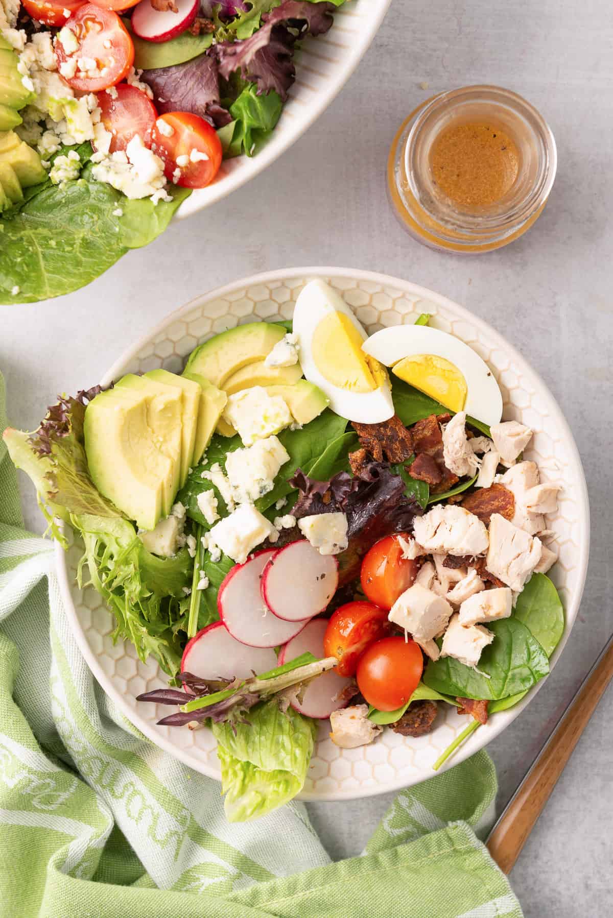 Easy Chicken Cobb Salad Wraps - Lunch Recipe - Taste and Tell