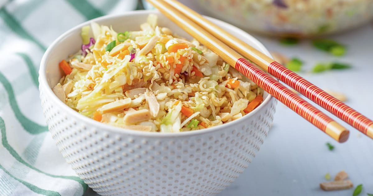 Ramen Cabbage Salad Valerie's Kitchen